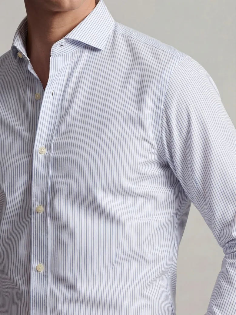 Camisa de popelina fácil de planchar