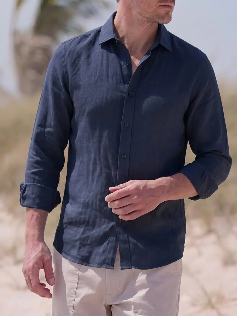 Camisa Thomas Mason Infroissable
