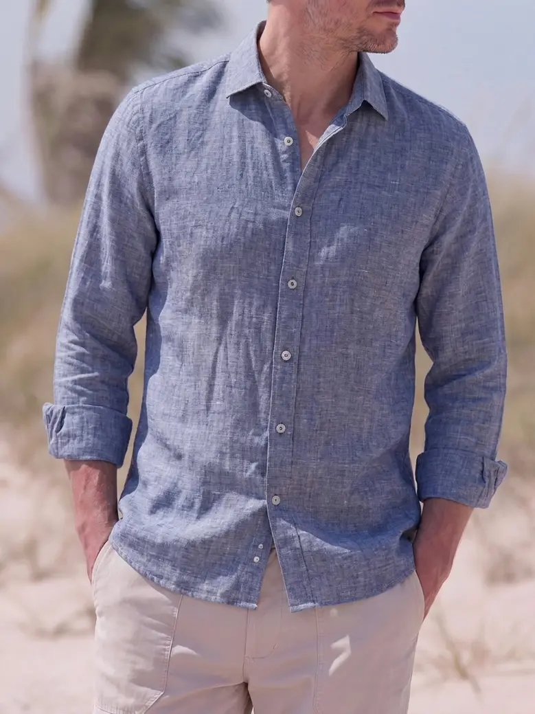Camisa Thomas Mason Infroissable