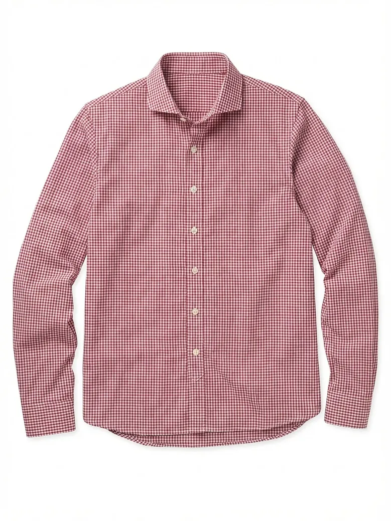 Camisa de popelina blanca lisa de fácil planchado