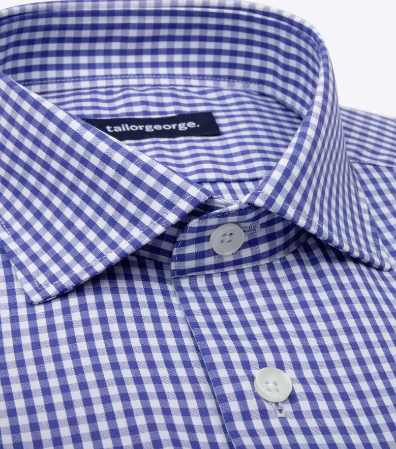 Camisa de popelina blanca lisa de fácil planchado