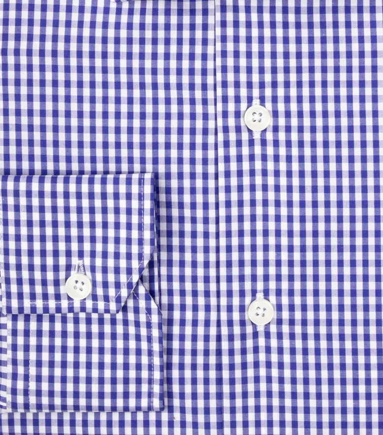 Camisa de popelina blanca lisa de fácil planchado