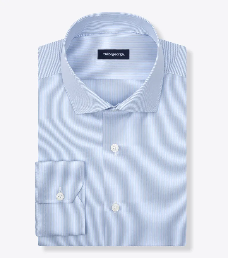 Camisa de popelina blanca lisa de fácil planchado