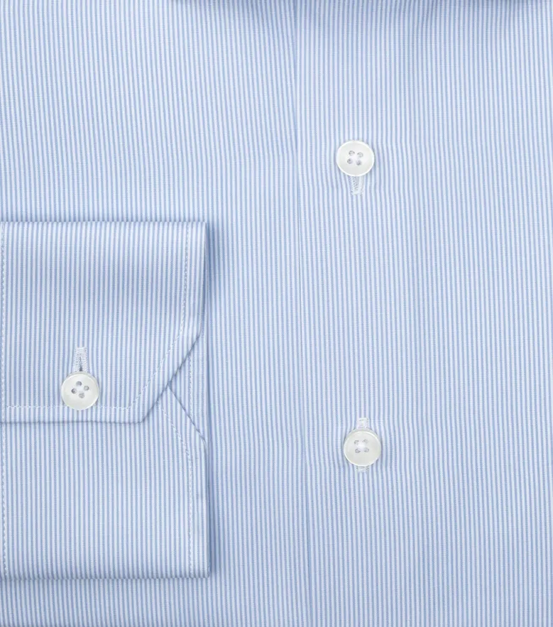 Camisa de popelina blanca lisa de fácil planchado