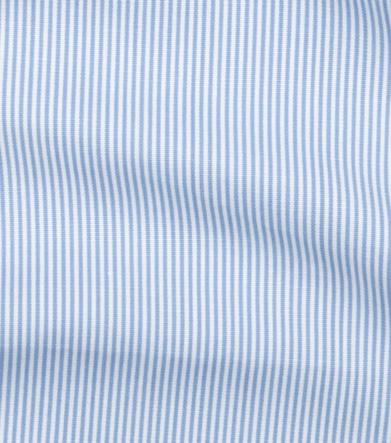 Camisa de popelina blanca lisa de fácil planchado