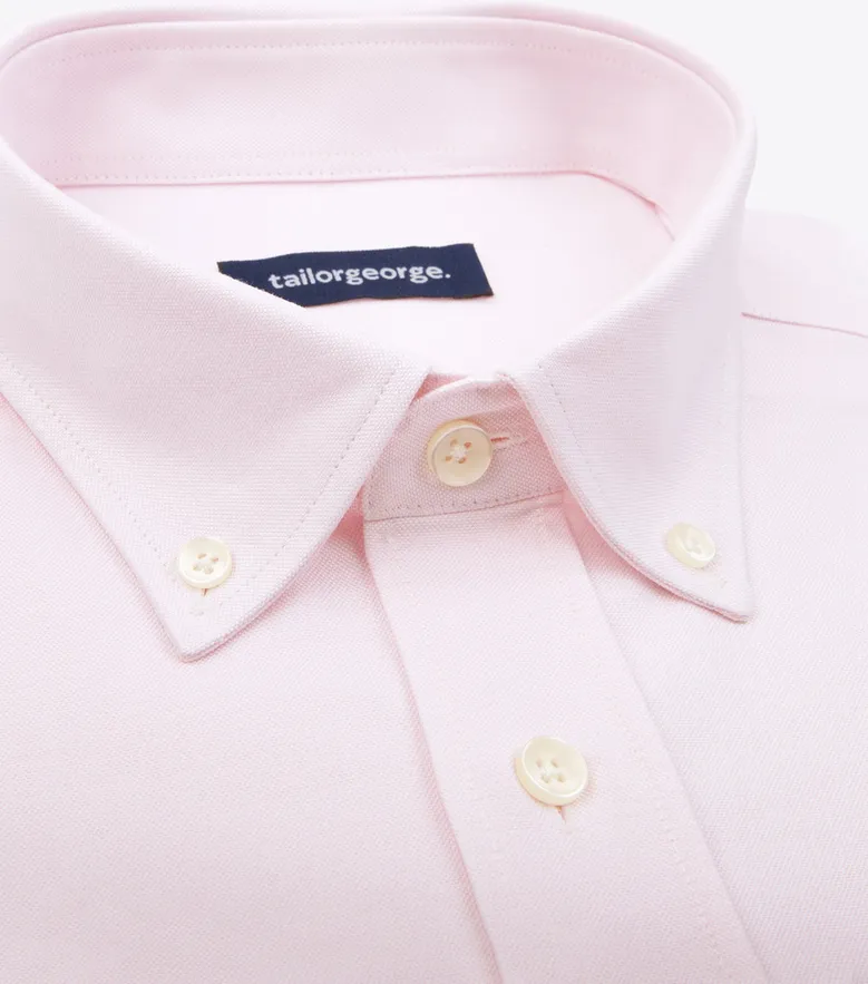 Camisa de popelina blanca lisa de fácil planchado