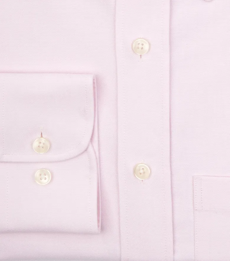 Camisa de popelina blanca lisa de fácil planchado