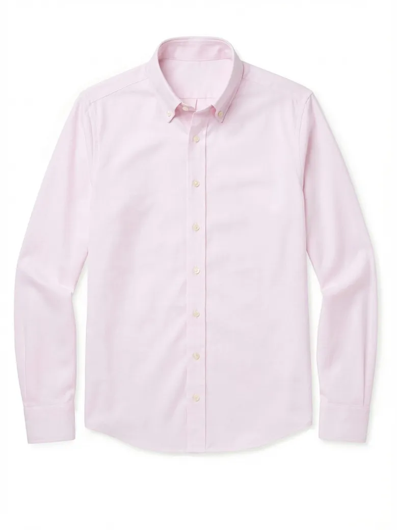 Camisa de popelina blanca lisa de fácil planchado