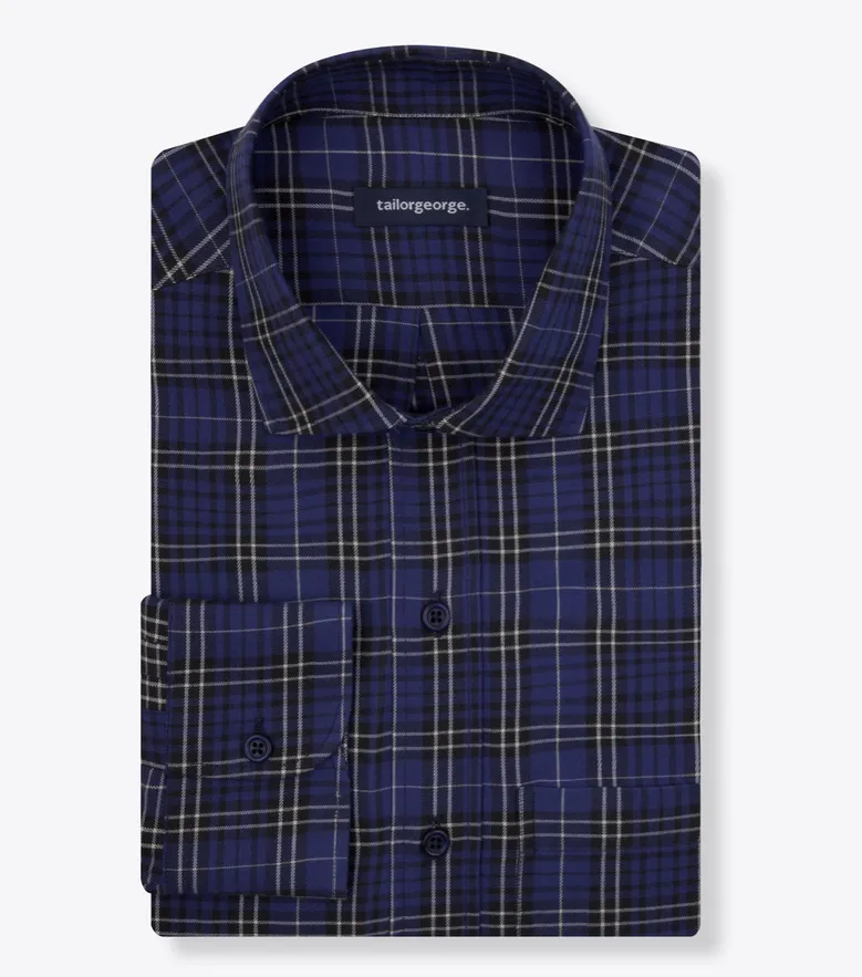 Camisa de popelina fácil de planchar