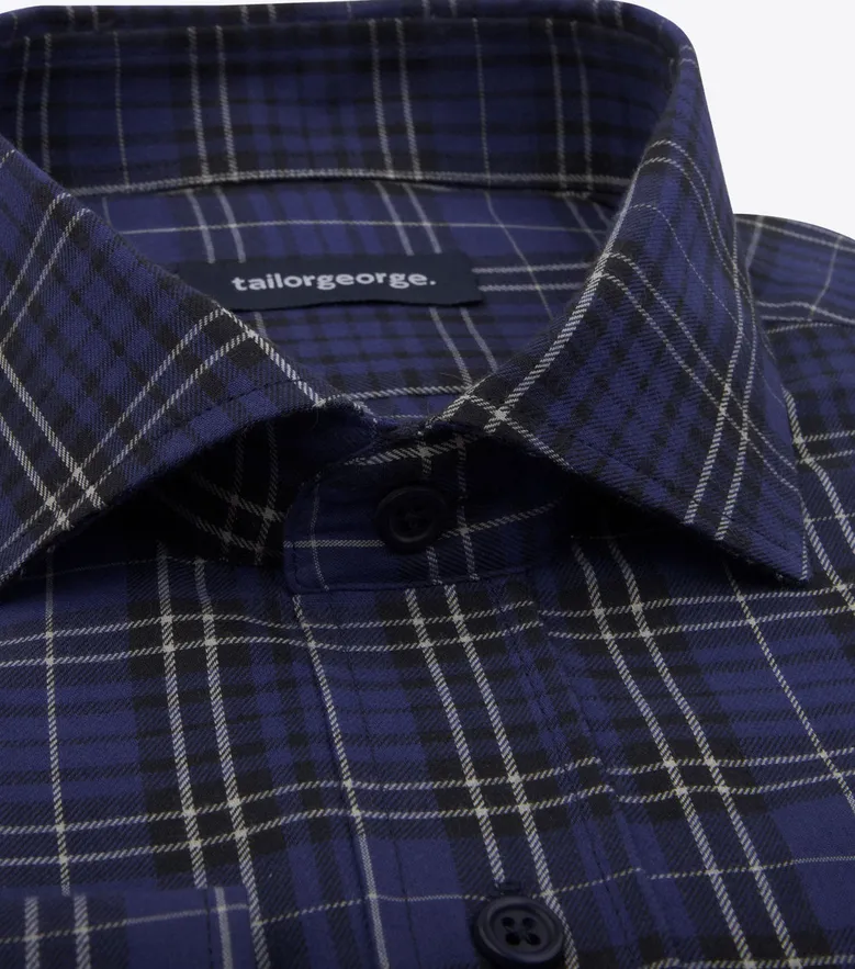 Camisa de popelina fácil de planchar