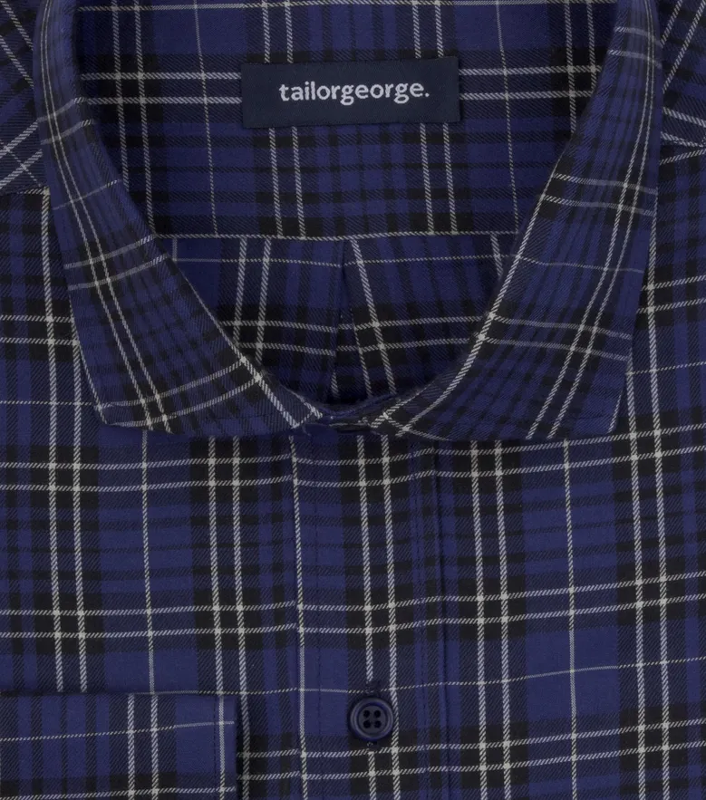 Camisa de popelina fácil de planchar