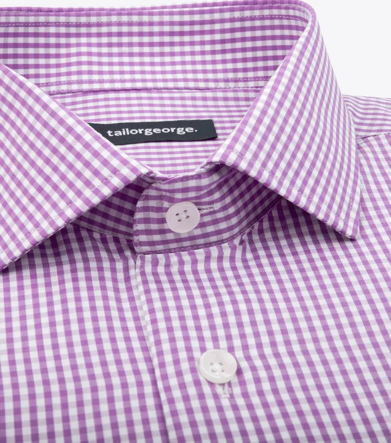 Camisa de popelina blanca lisa de fácil planchado
