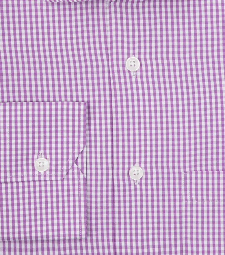 Camisa de popelina blanca lisa de fácil planchado