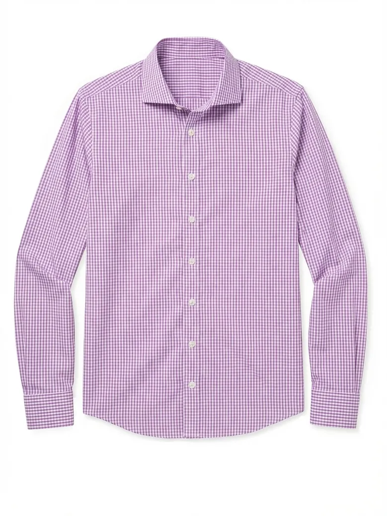 Camisa de popelina blanca lisa de fácil planchado