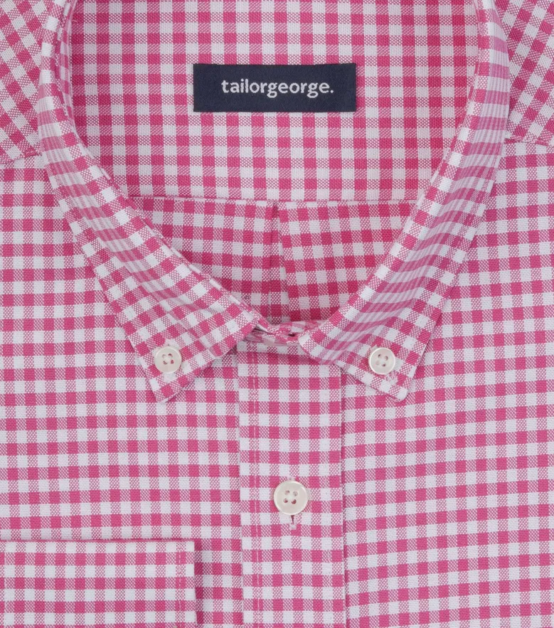 Camisa de popelina blanca lisa de fácil planchado