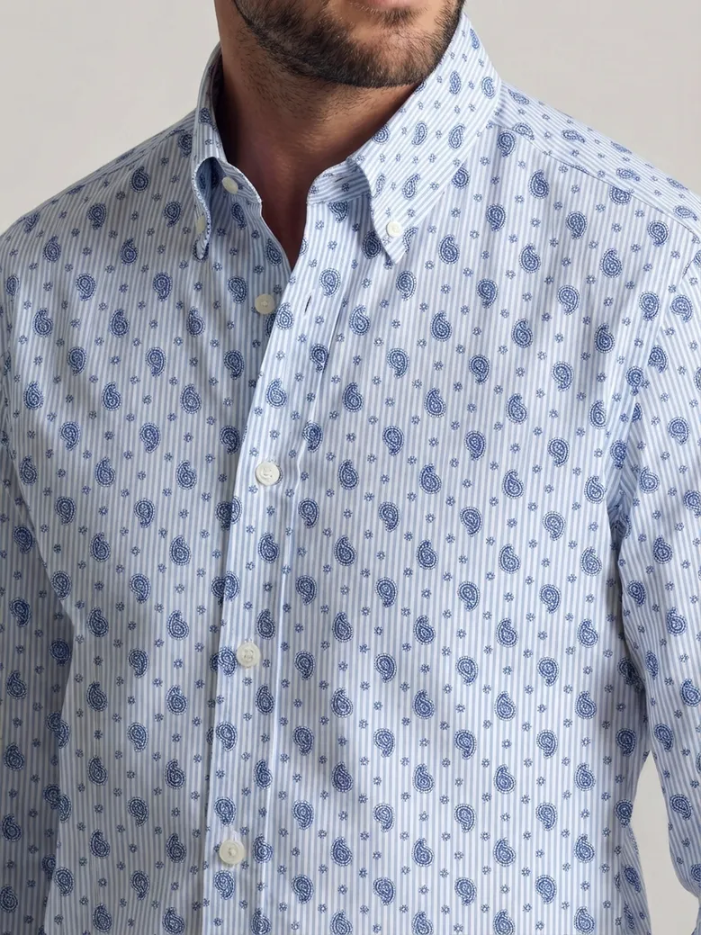 Camisa Thomas Mason Infroissable
