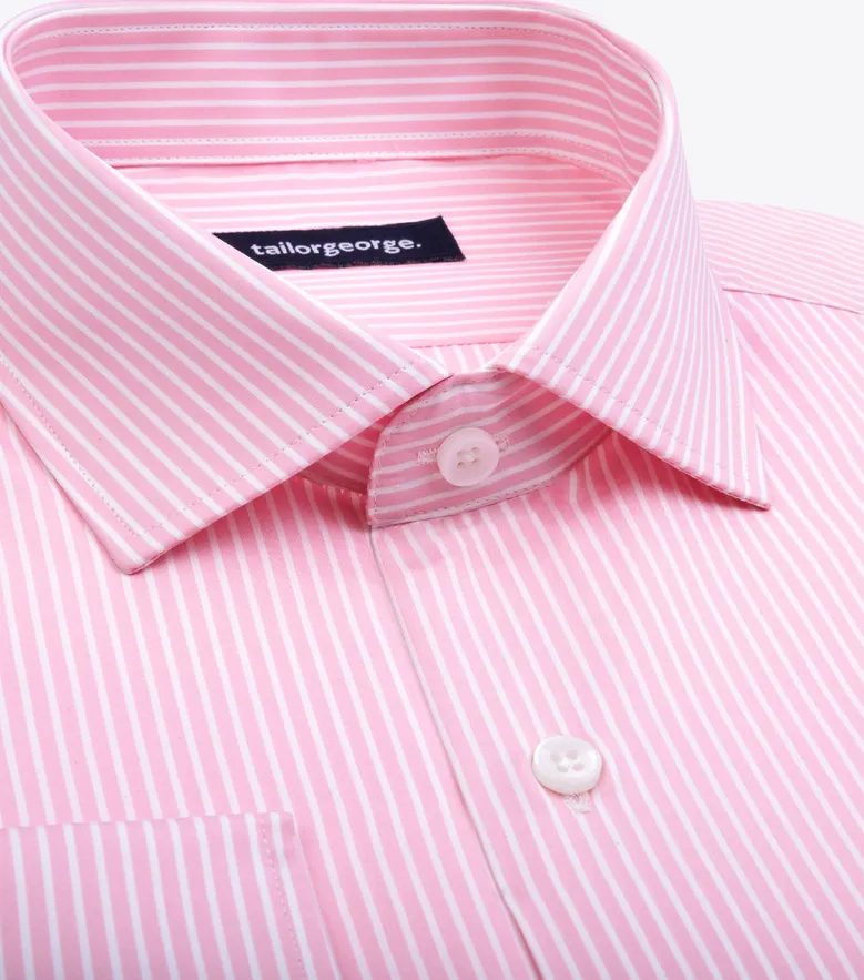 Camisa de popelina blanca lisa de fácil planchado