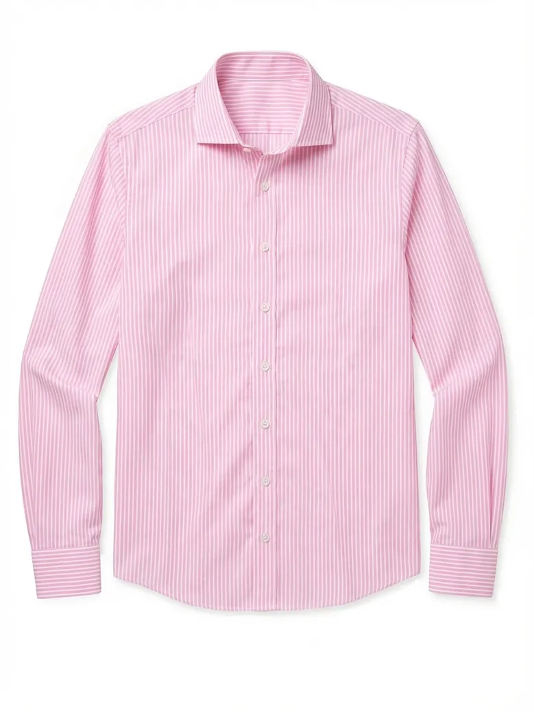 Camisa de popelina blanca lisa de fácil planchado