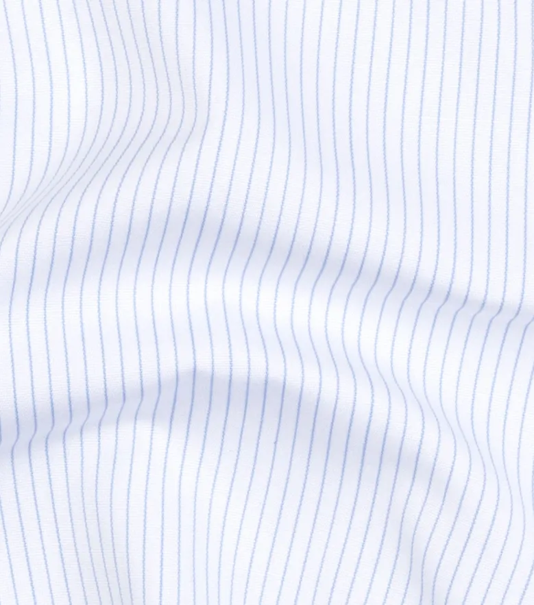 Camisa de popelina blanca lisa de fácil planchado