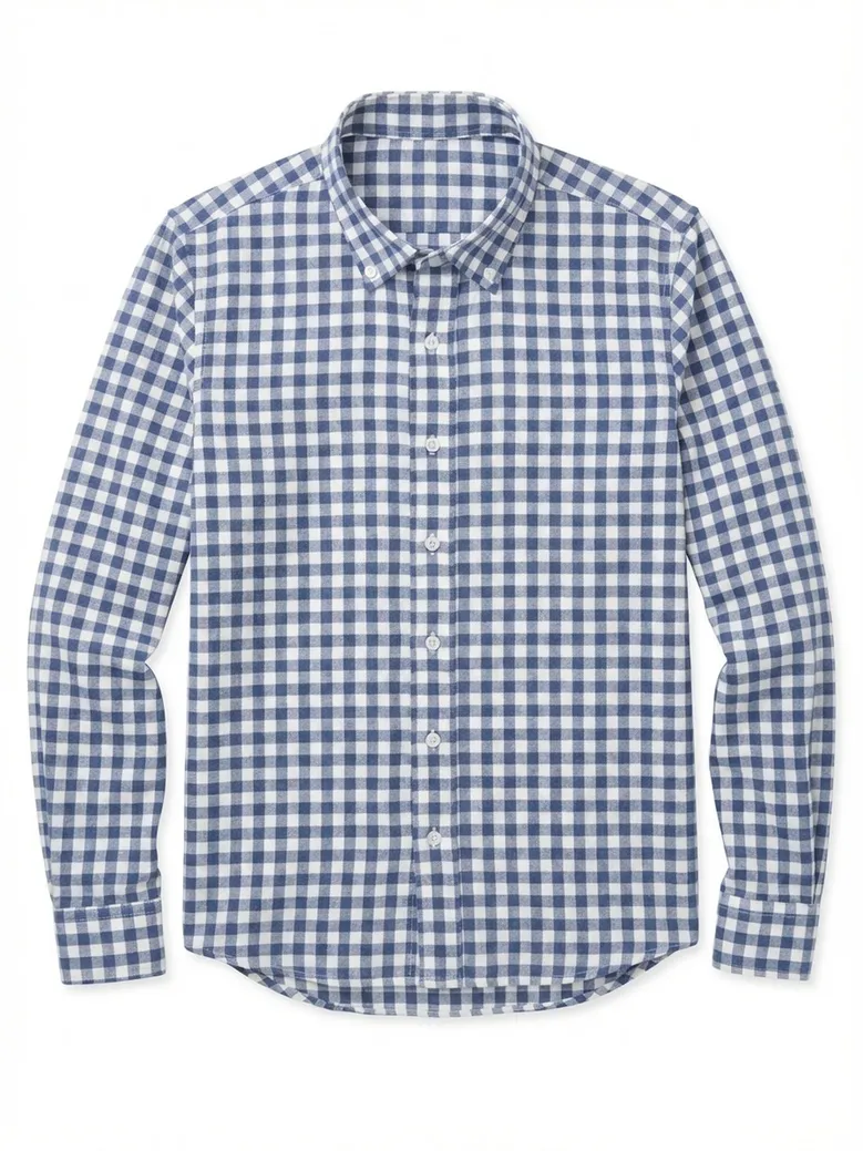 Camisa de popelina blanca lisa de fácil planchado