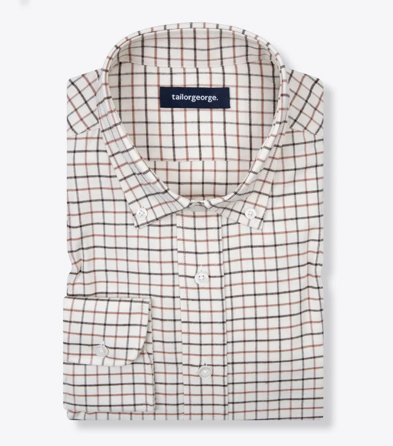 Camisa de popelina blanca lisa de fácil planchado