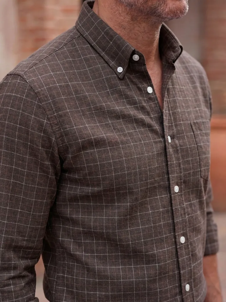 Camisa Thomas Mason Infroissable