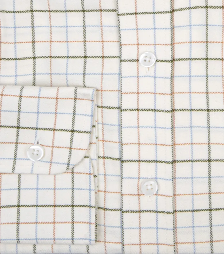 Camisa de popelina blanca lisa de fácil planchado