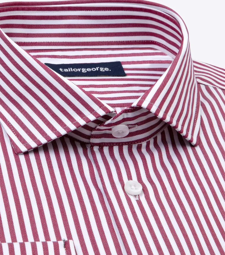 Camisa de popelina blanca lisa de fácil planchado
