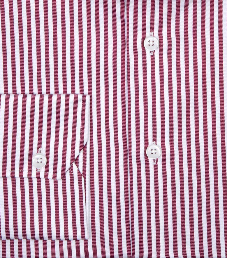Camisa de popelina blanca lisa de fácil planchado
