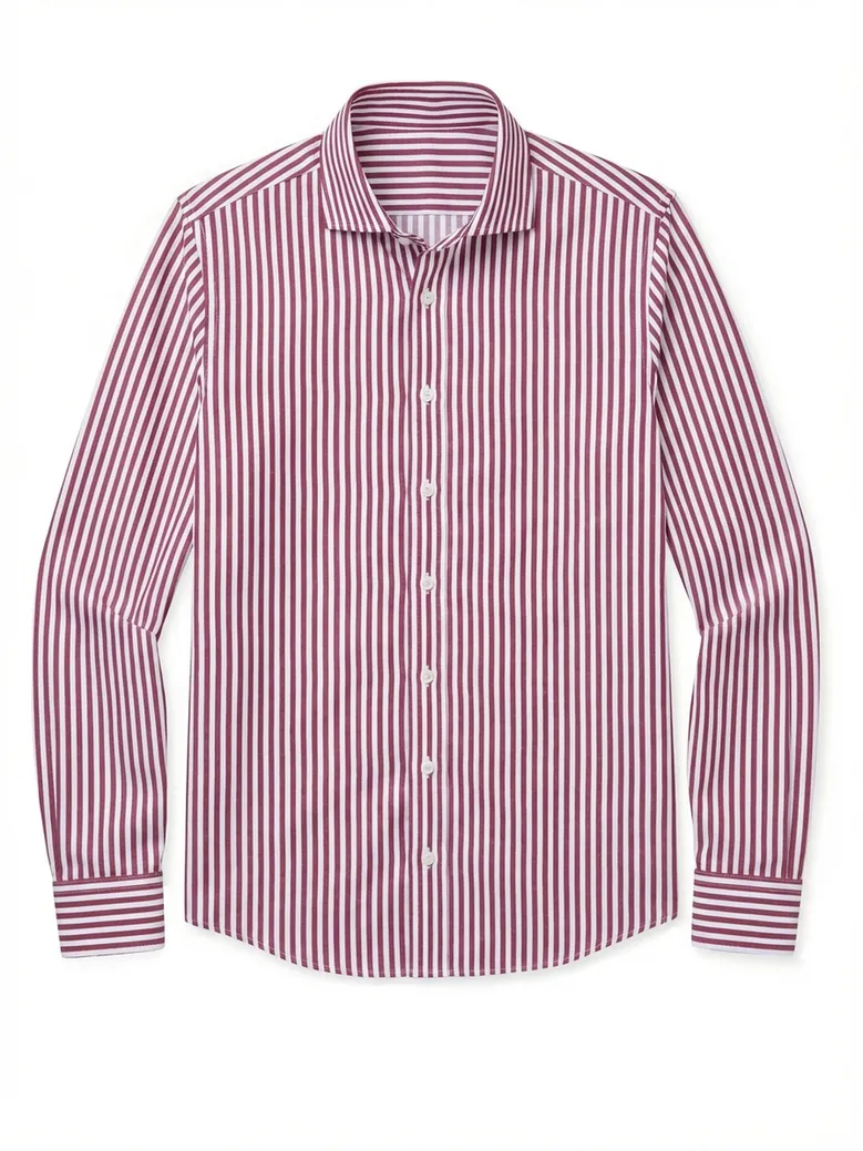 Camisa de popelina blanca lisa de fácil planchado