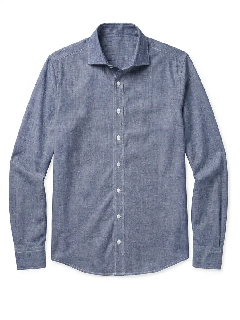 Camisa de lino grueso y resistente