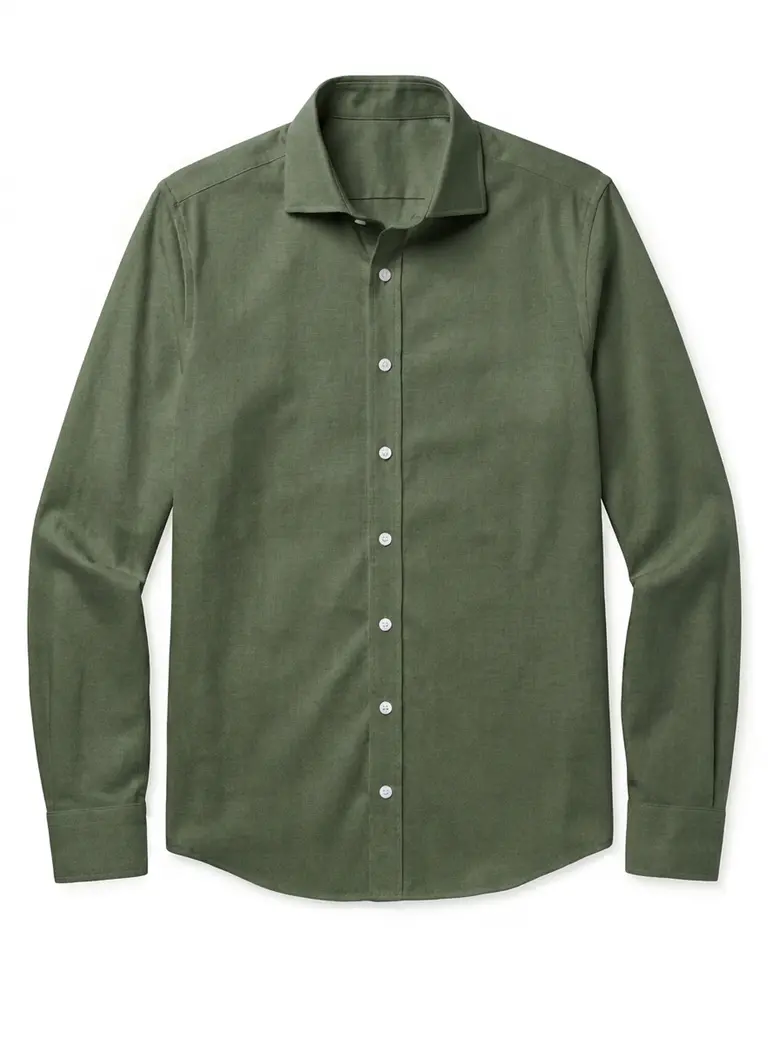 Camisa de lino grueso y resistente