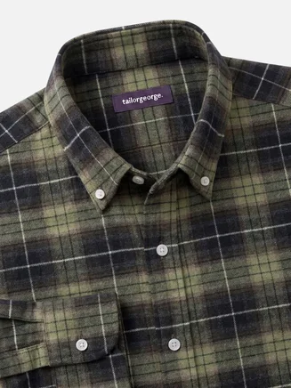 Camisa de franela gruesa